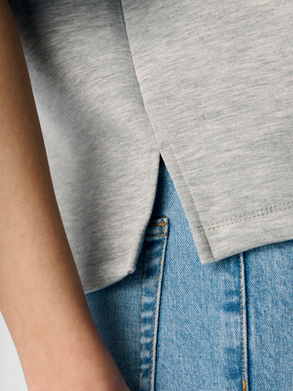 Object | T-Shirt Andrea light grey melange NOOS