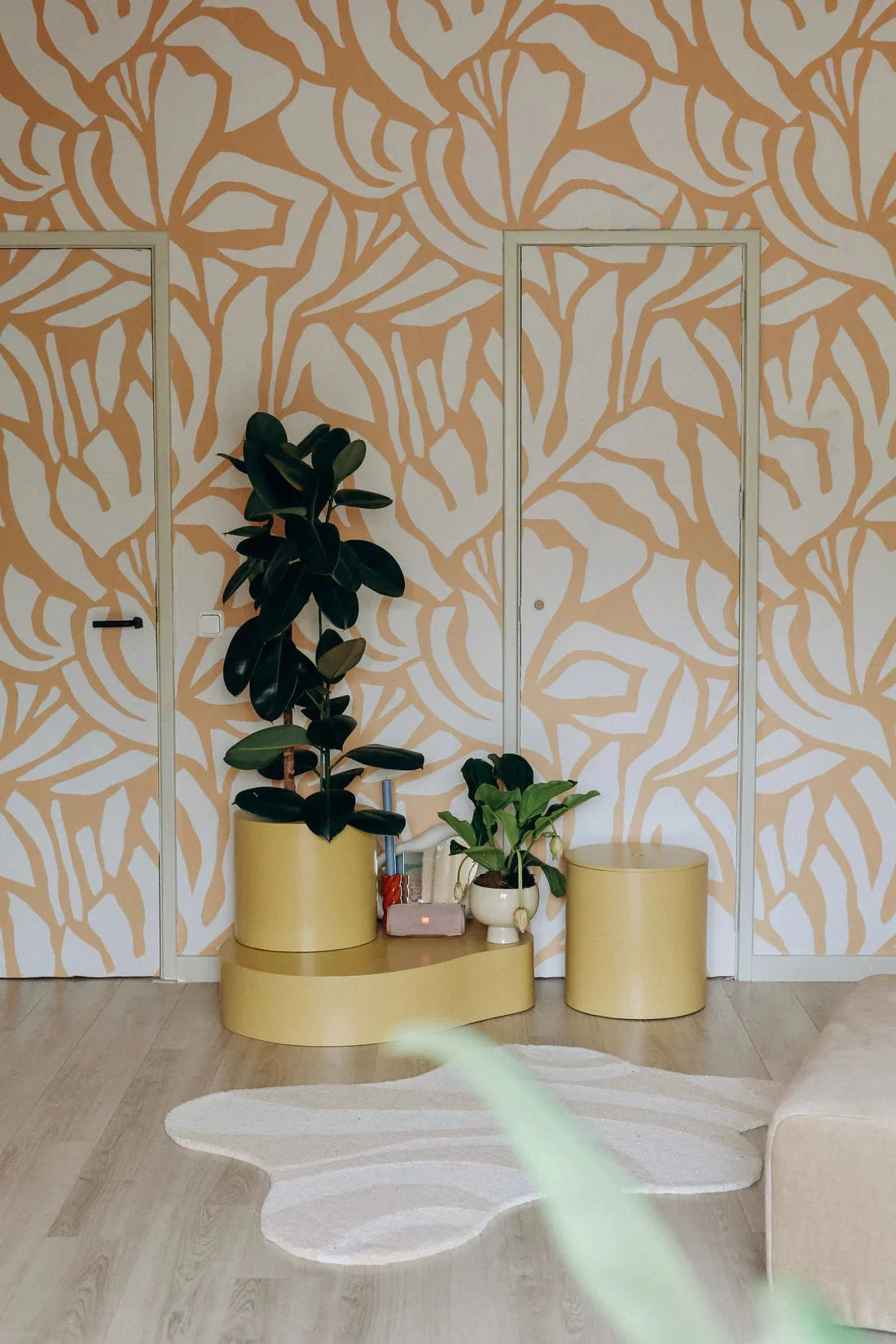 Meet Me at the Wall Behang Flow & Yeahllow 2 - Sabine van Vessem