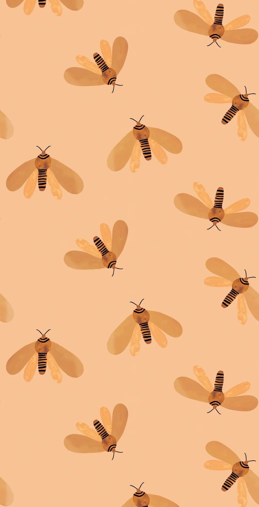 Behang Meet Me at the Wall - Moth Sun - Aniek Bartels
