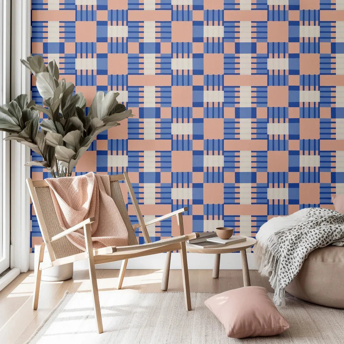 Meet Me at the Wall Behang Blocks Blink | Sabine van Vessem 320cm