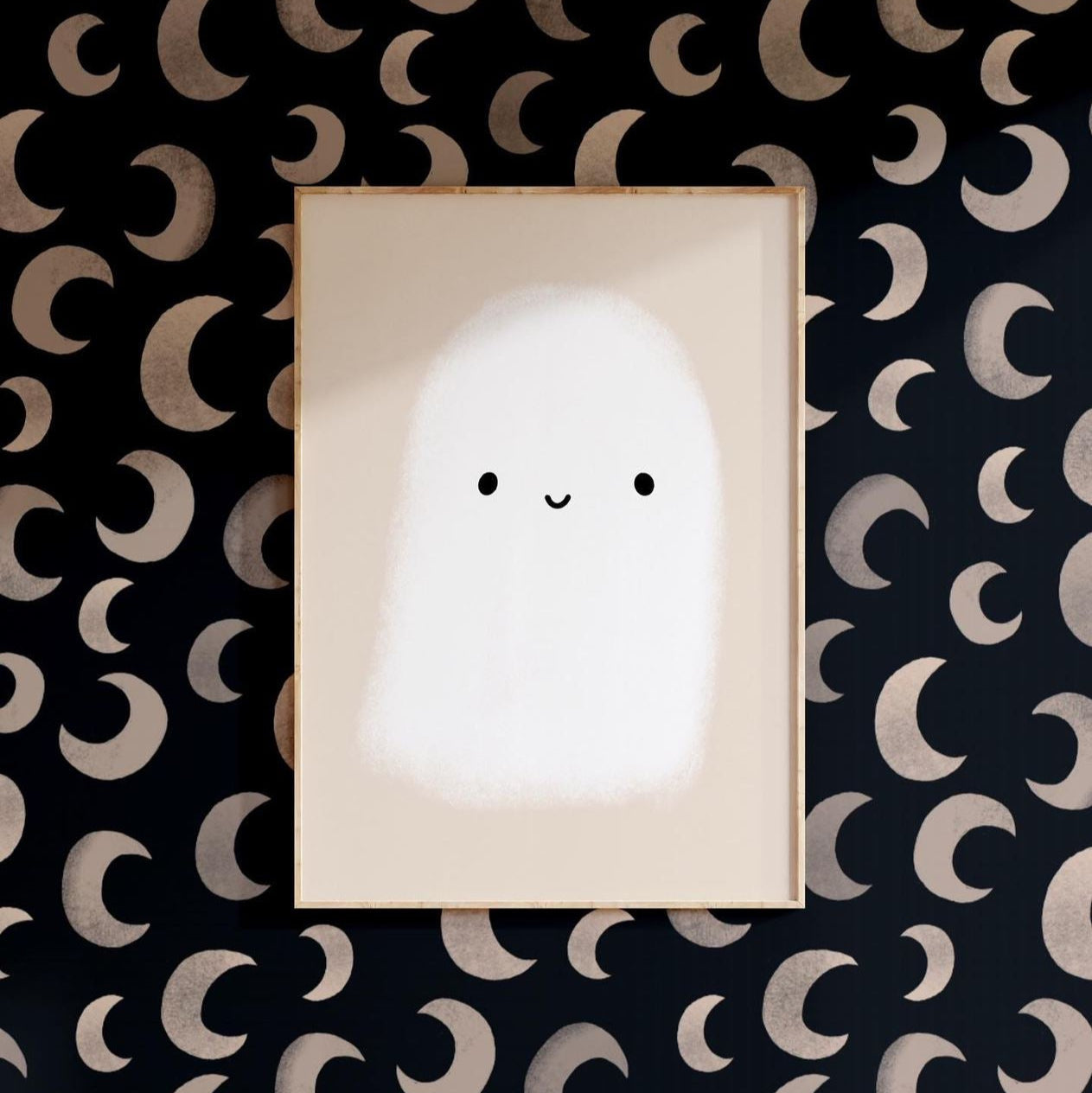 Meet Me at the Wall Behang Moon Dark | Aniek Bartels