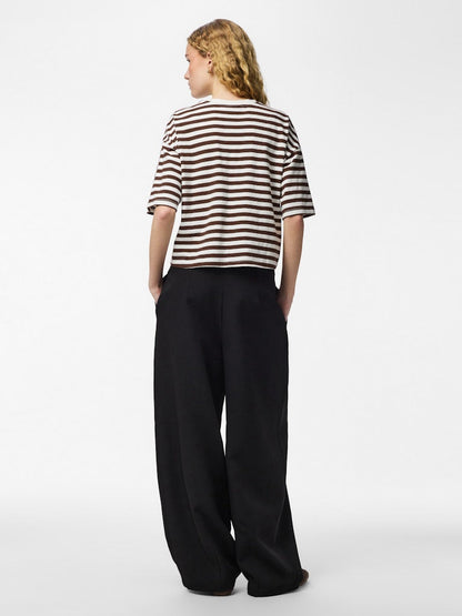 Pieces | T-Shirt Sadie chicory coffee cloud dancer NOOS
