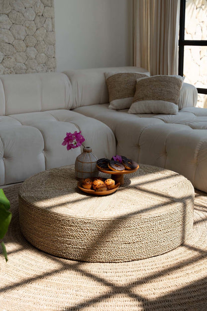 Bazar Bizar | Poef XL naturel