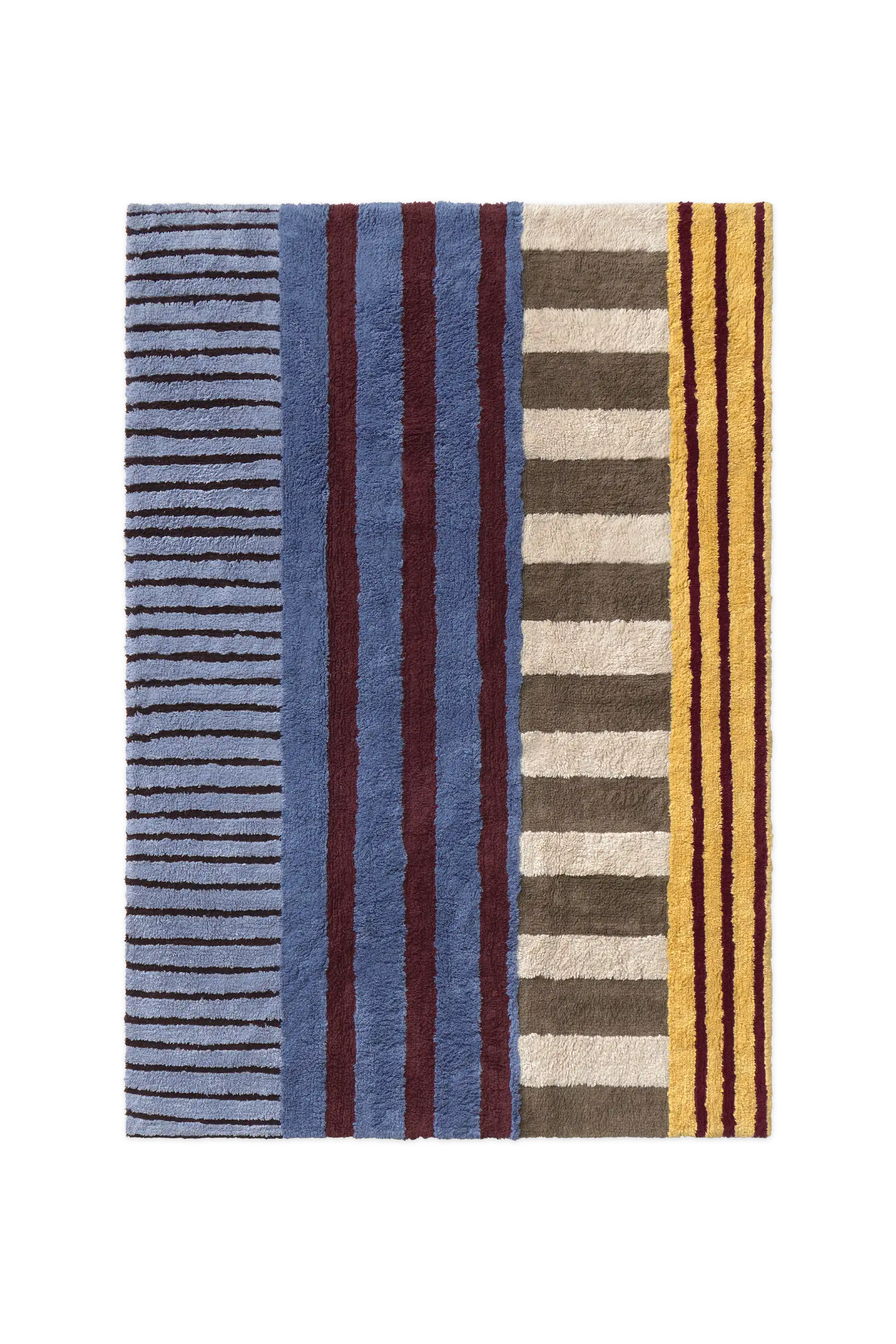 Lorena Canals Vloerkleed Color ON Indigo blauw | Uitwasbaar