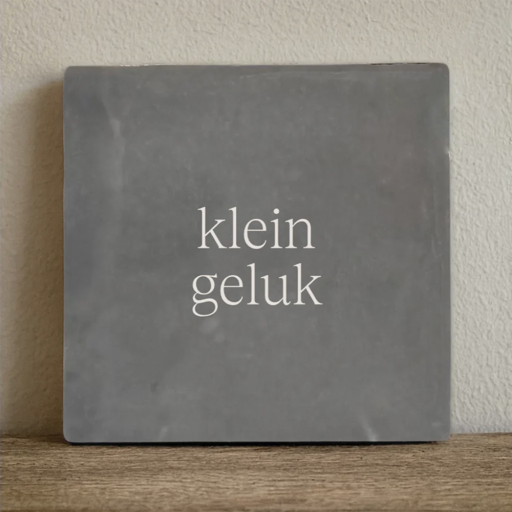 Tegeltje klein geluk