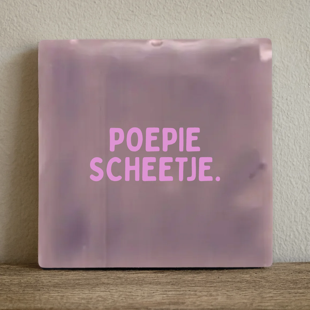 Tegeltje poepie scheetje