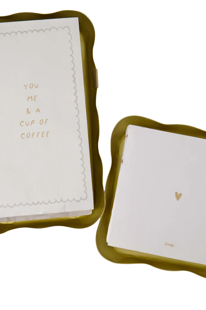 Zusss | Servethouder rechthoek goud