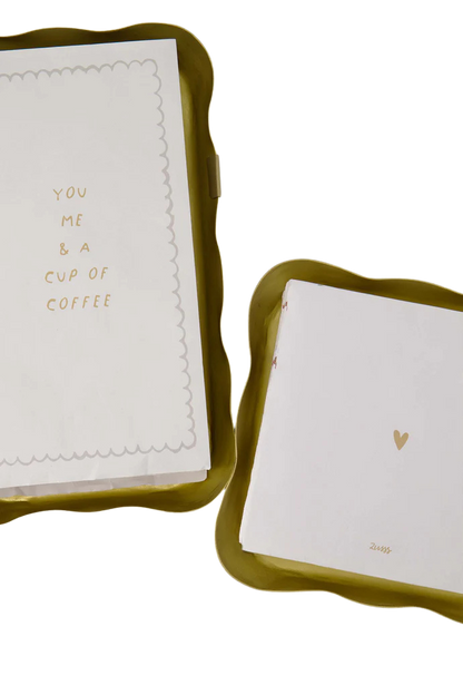 Zusss | Servethouder rechthoek goud