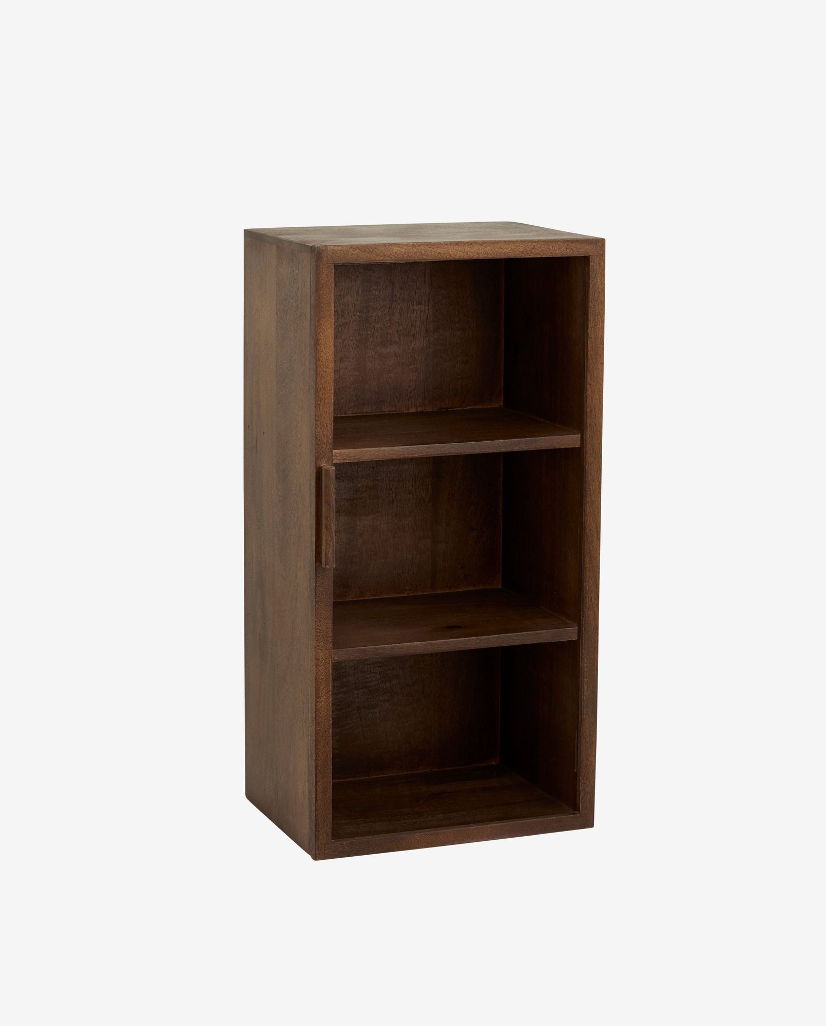 Nordal Houten Wandkastje Nango Donkerbruin 30x60cm