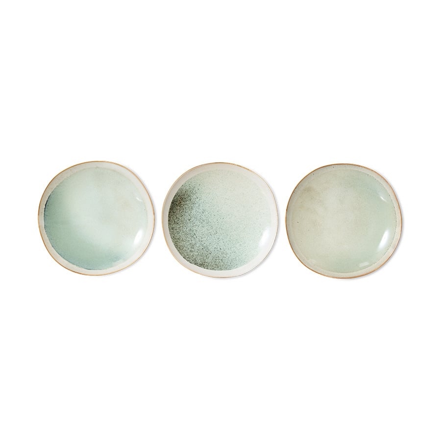 HK Living | 70's servies side plate Mist