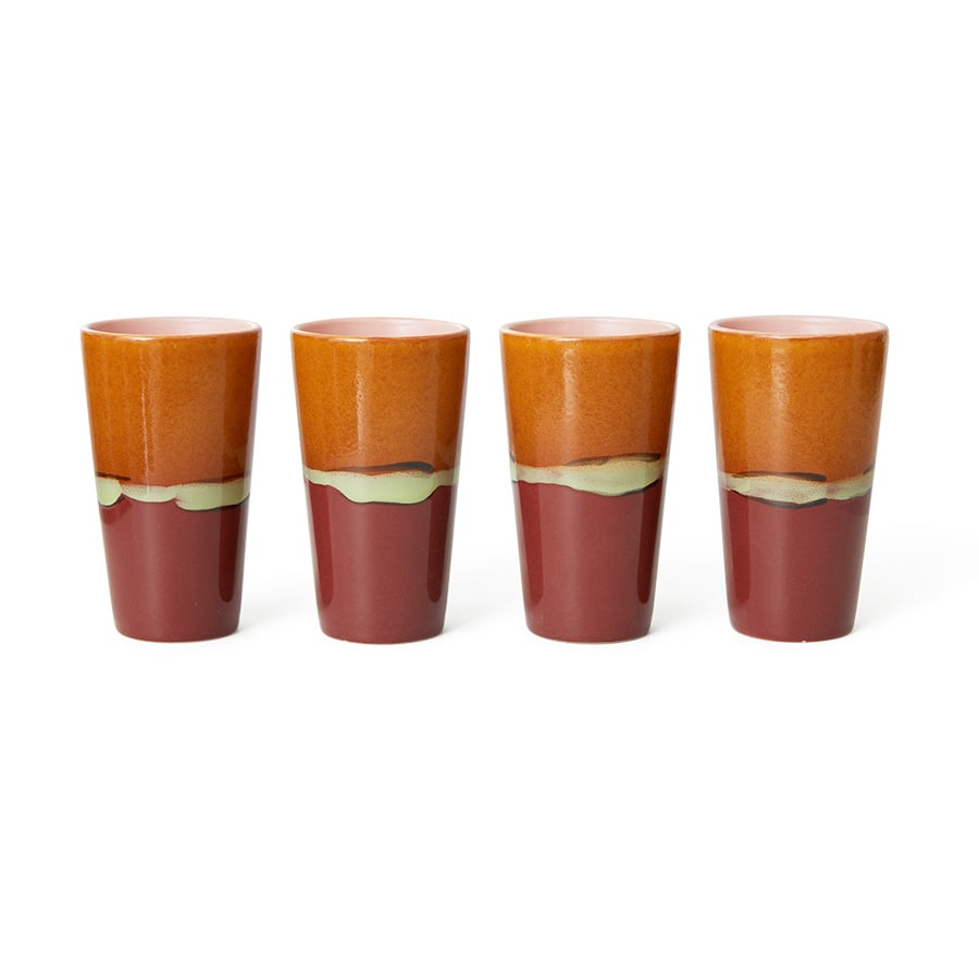 HK Living | 70's servies latte mok clay