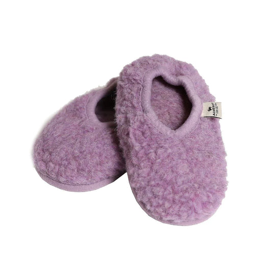 Alwero | Wollen sloffen paars