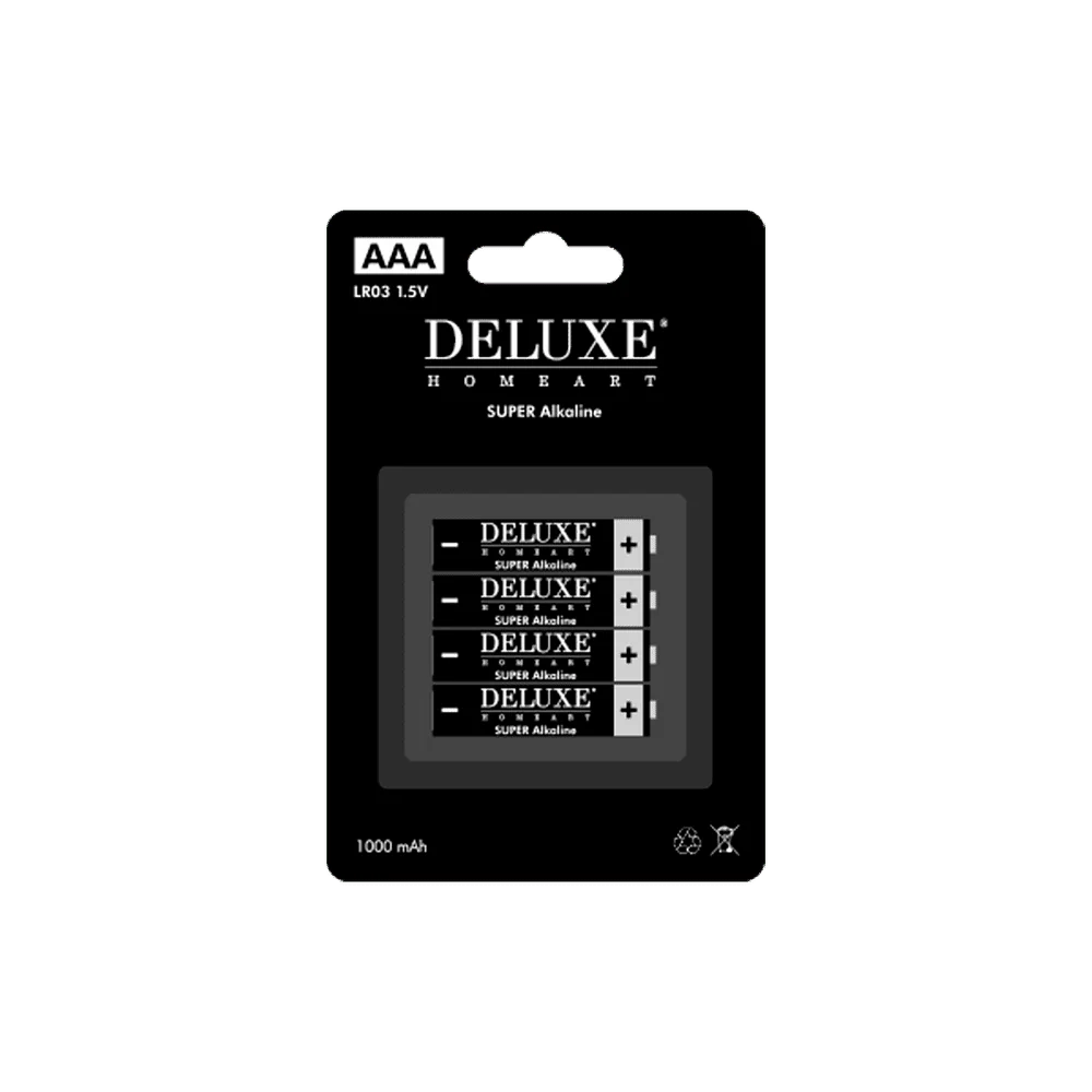 Deluxe Homeart | Batterijen AAA (4st)
