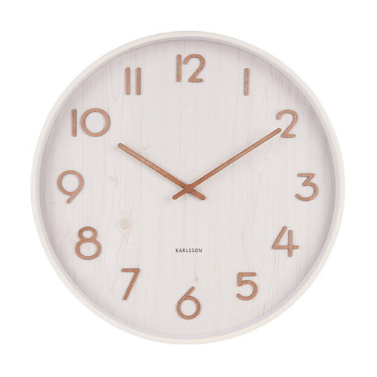Karlsson | Wandklok Pure wit 40cm