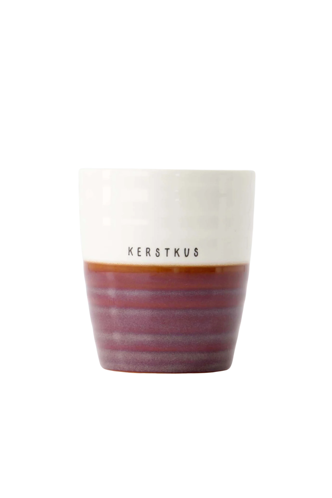 Zusss | Kaffeetasse Weihnachtskuss dunkelrot