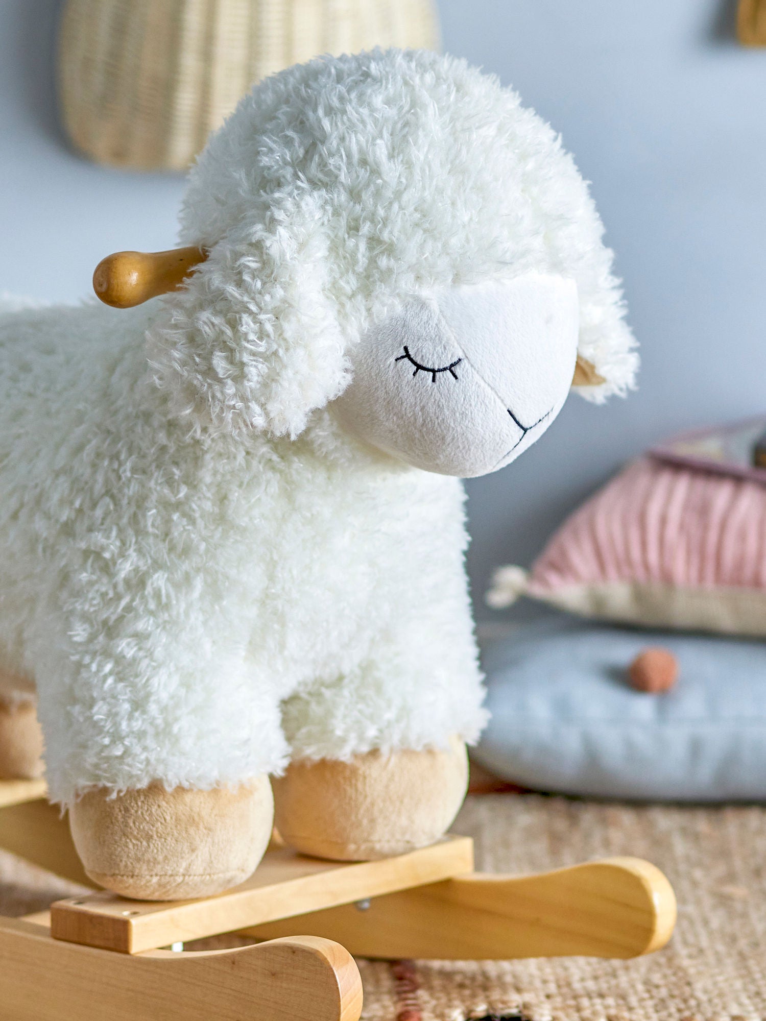 Bloomingville MINI Laasrith Hobbeldier Schaap wit