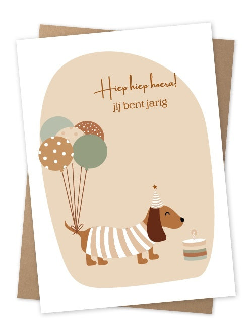 Jots |  Wenskaart hiephiep hoera