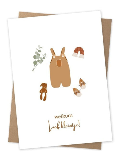 Jots | Grußkarte Willkommen, du süßes kleines Ding