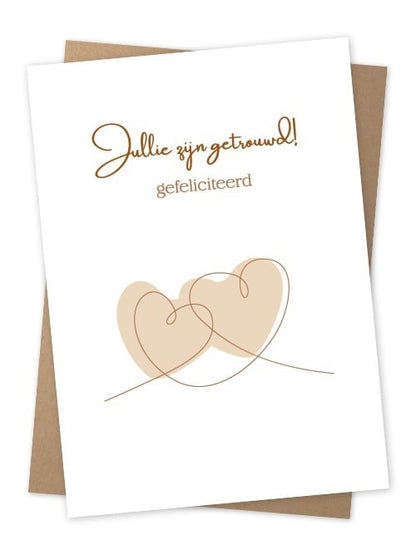 Jots | Wenskaart jullie zijn getrouwd