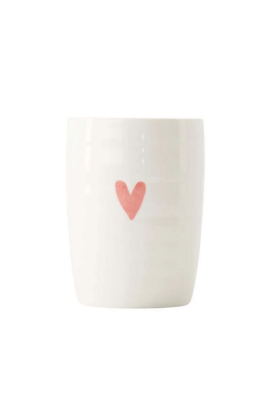 Zusss | Kaffeetasse in Herzform, rosa