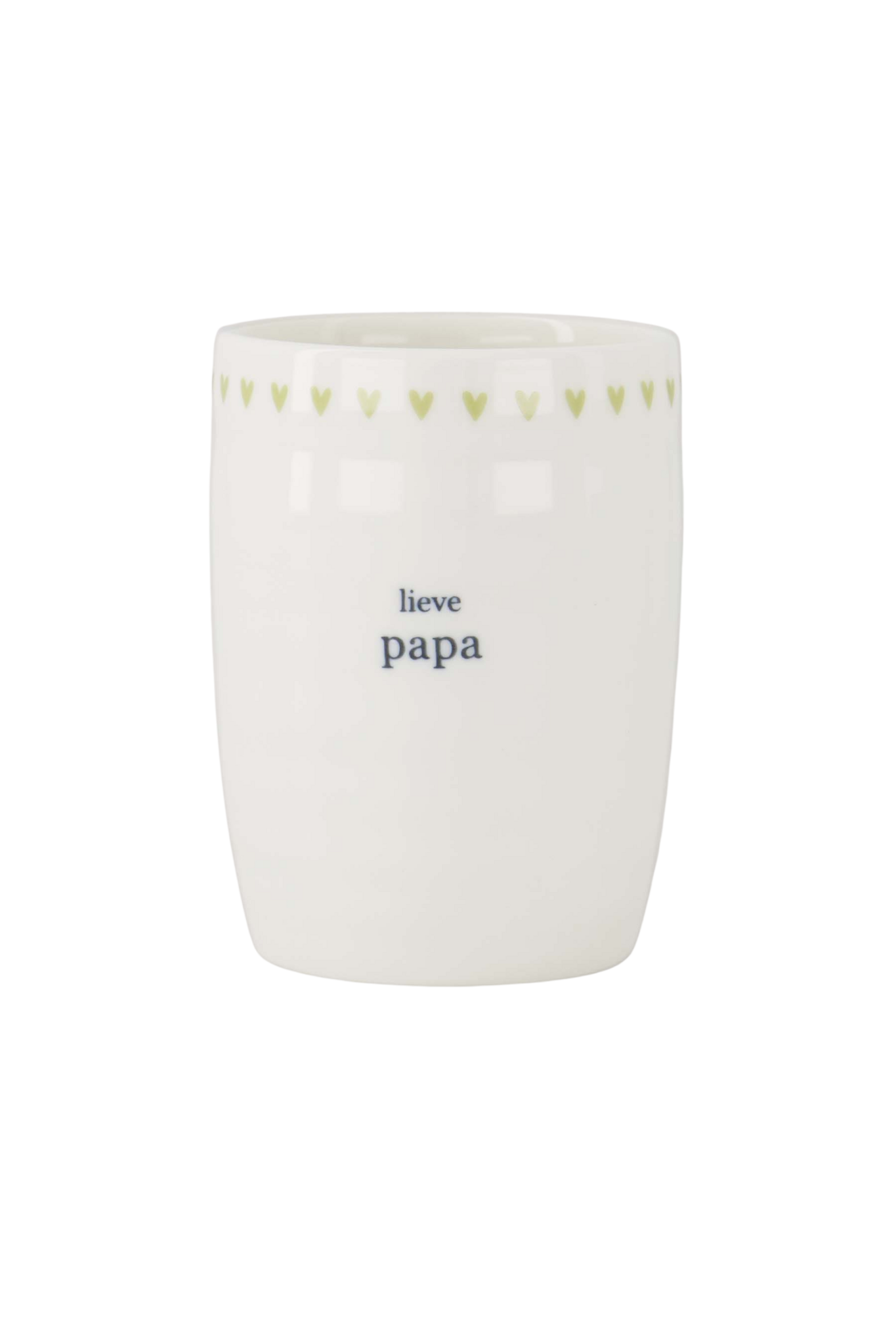 Zusss | Koffiemok lieve papa wit / lichtgroen