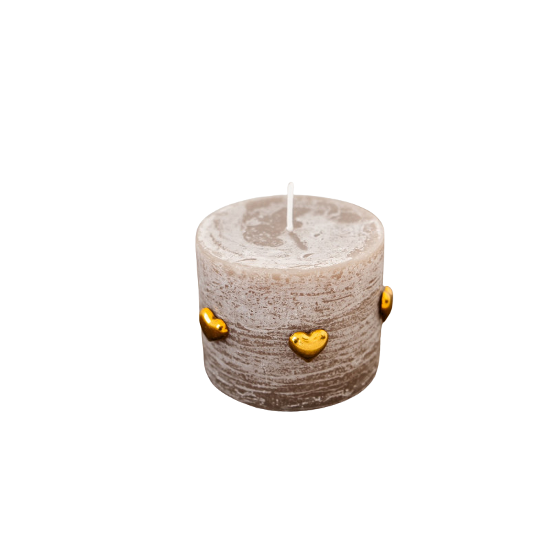 Home Society | Candlestick Heart Gold