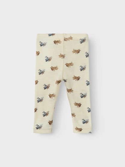 Lil Atelier | Legging wol Nalu vliegtuigjes