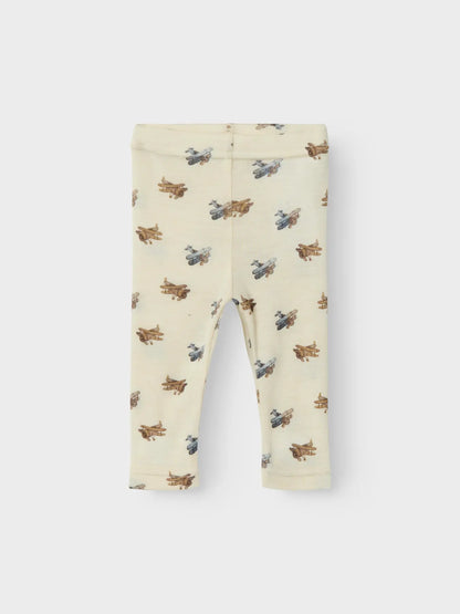 Lil Atelier | Legging wol Nalu vliegtuigjes