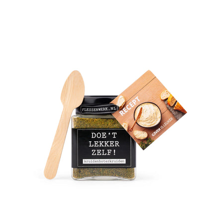 Flessenwerk | Kruidenboter kruiden Doe 't lekker zelf