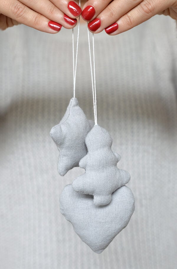 Delight Department | Katoenen hartje grijs