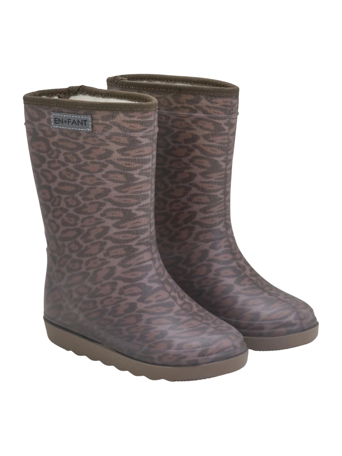 Enfant | Thermo boots Leopard pine bark