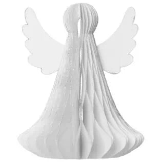 Broste Copenhagen | Papieren engel wit 12.5cm
