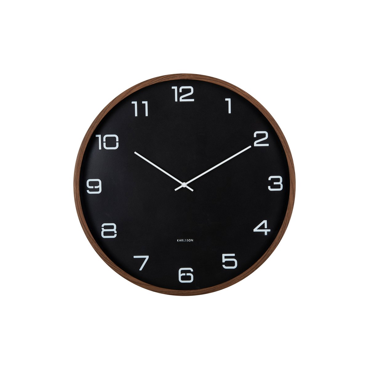 Karlsson Wandklok Delicado Zwart 60cm