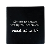 Label2X | Tegeltje Sint zat te denken