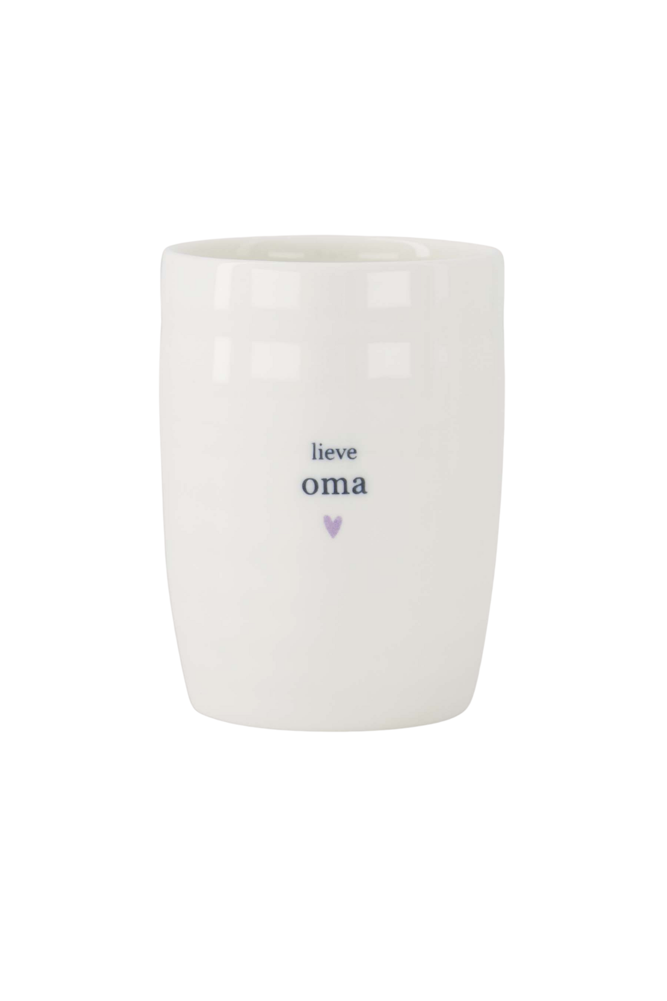 Zusss | Koffiemok lieve oma wit / lila