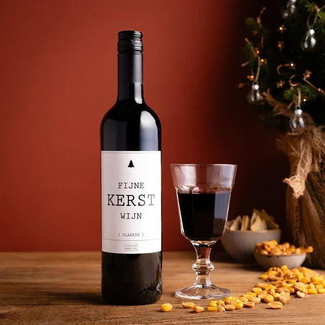 Flessenwerk | Rode wijn Fijne kerstwijn
