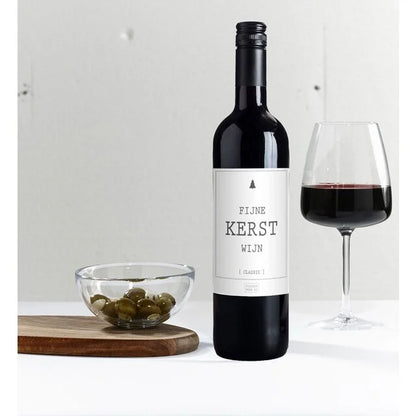 Flessenwerk | Rode wijn Fijne kerstwijn
