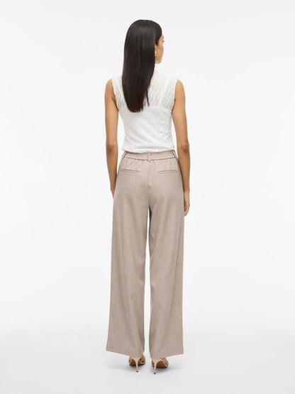 Vila | Pantalon Varone natural melange