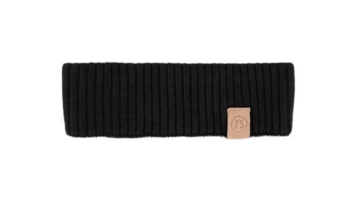 Zusss | Gestricktes Stirnband schwarz
