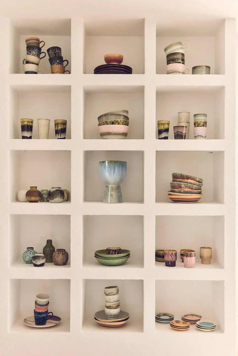 HK Living | 70's servies koffiekopje Petal