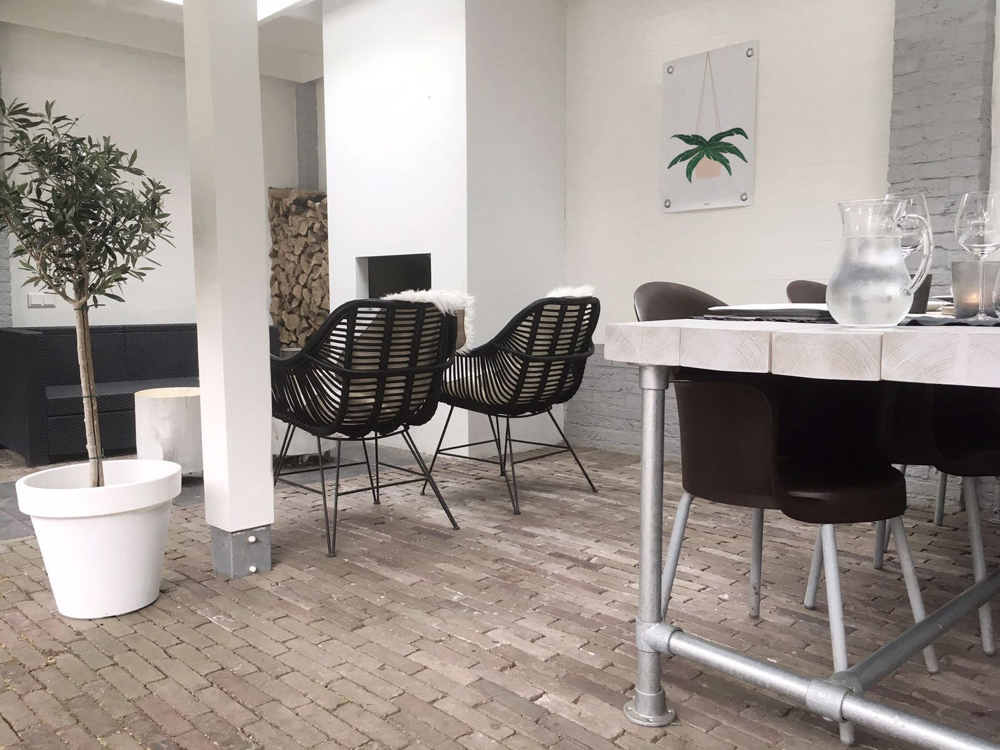 VM | Gartenposter mit Hängepflanze