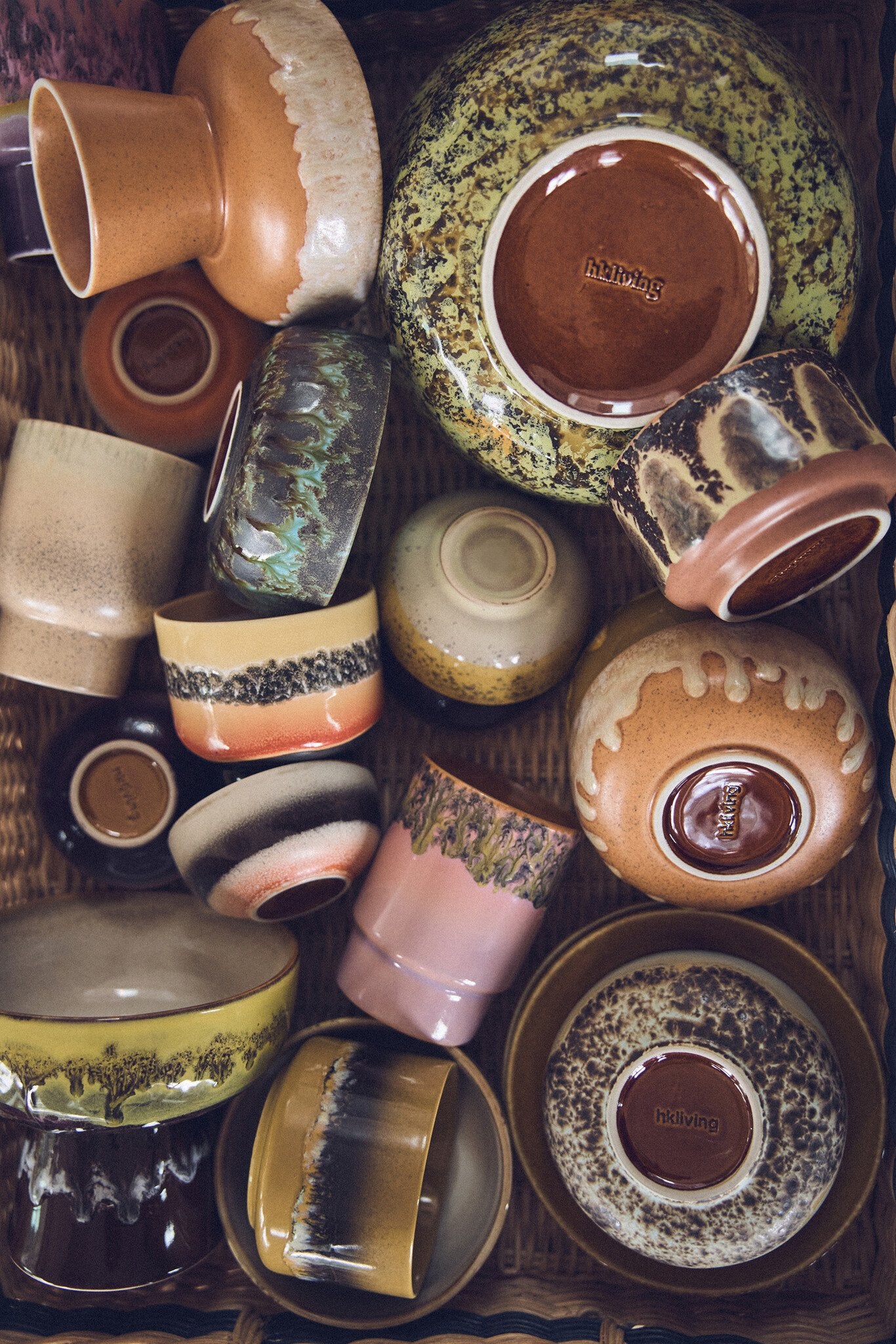HK Living | 70's servies kleine geurkaars Vancouver