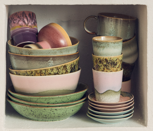 HK Living | 70's servies ramen bowl Petal