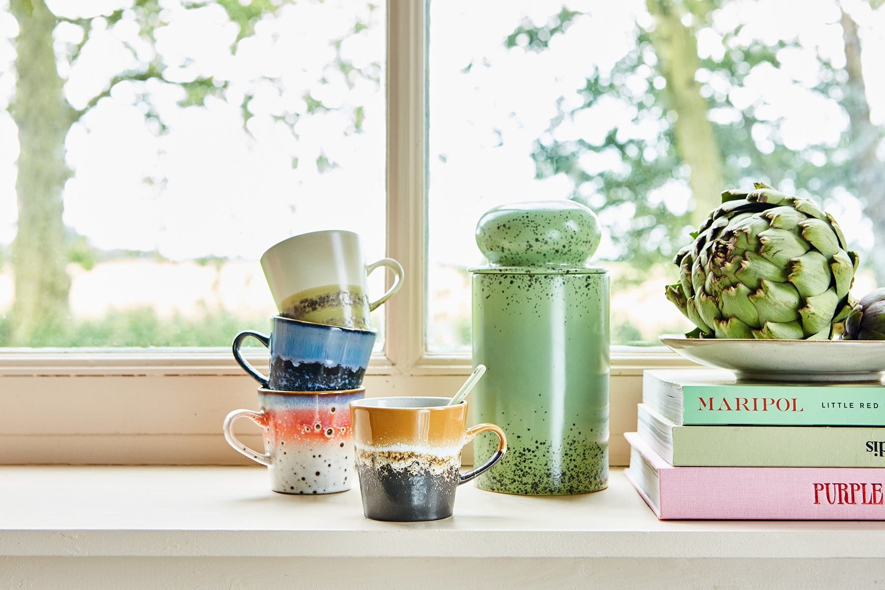 HK Living | 70's servies americanokopje Fire