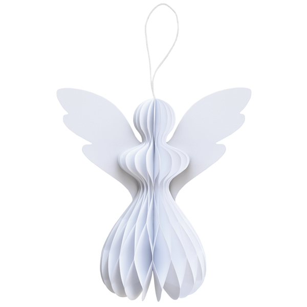 Delight Department | Papieren engel wit 16cm