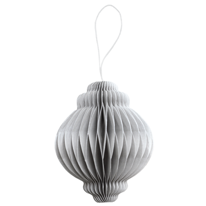 Delight Department | Papieren ornament grijs 8cm