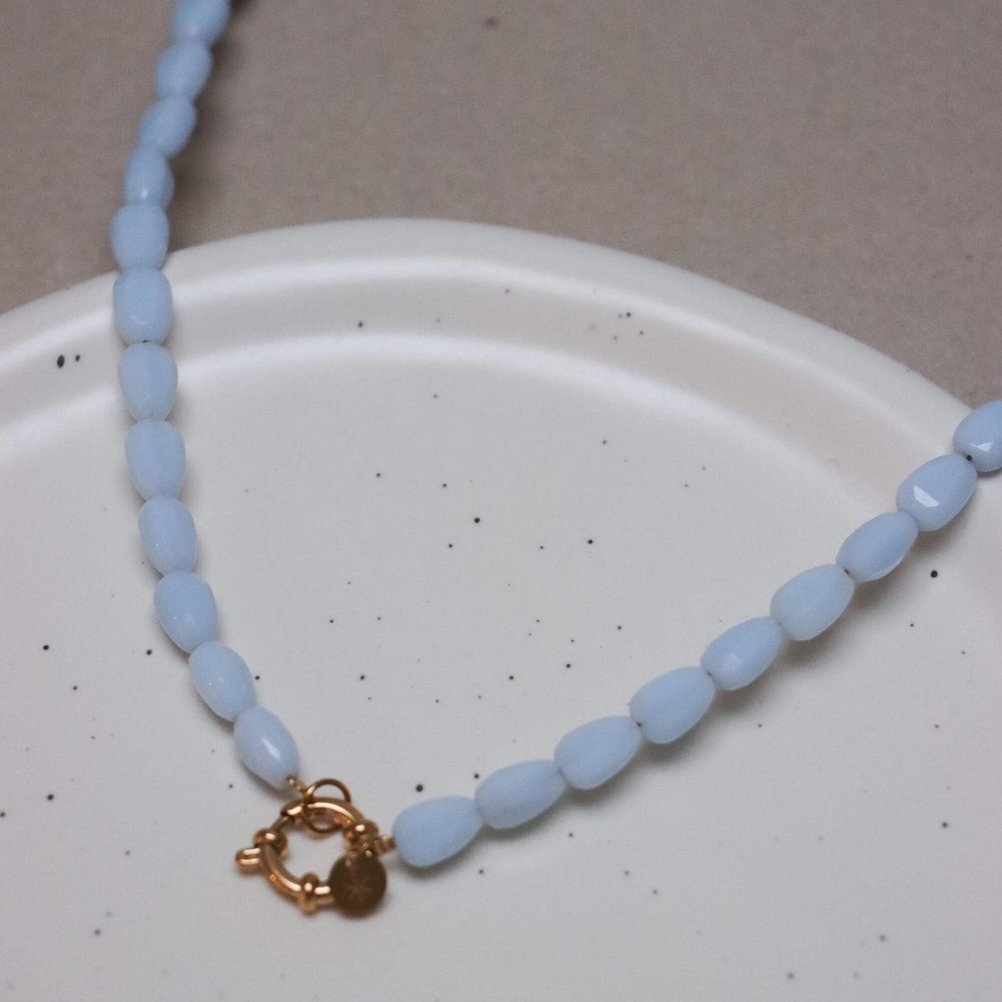 Label Kiki | Ketting Shades of blue gold