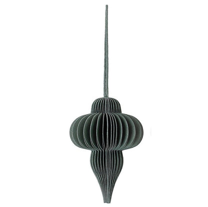 Bloomingville | Papierornament grün 10 cm