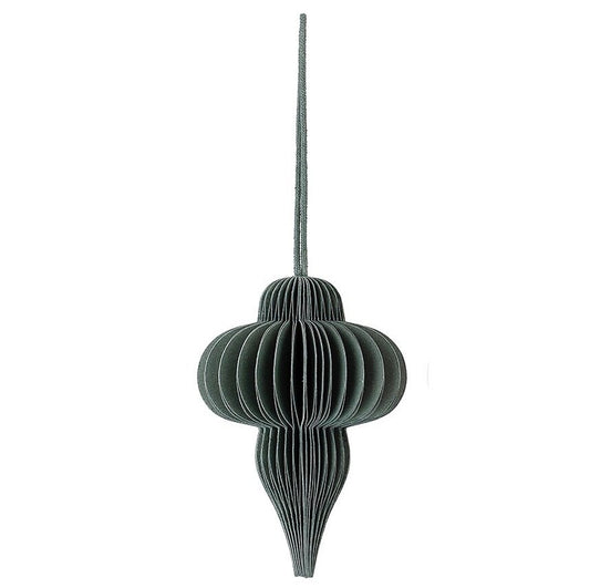 Bloomingville | Papieren ornament groen 10cm