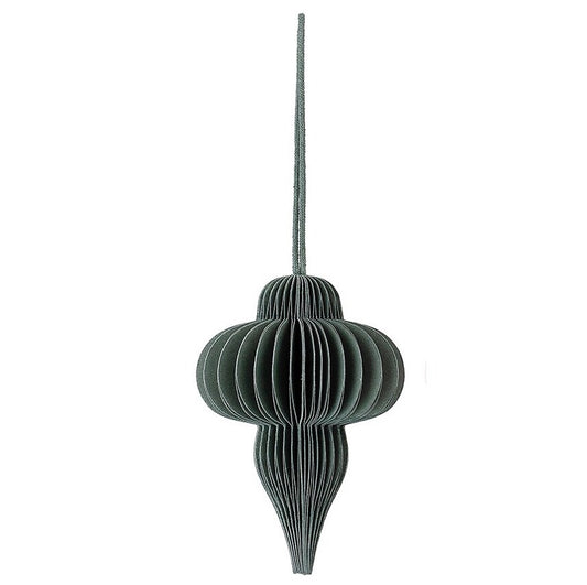 Bloomingville | Papieren ornament groen 10cm